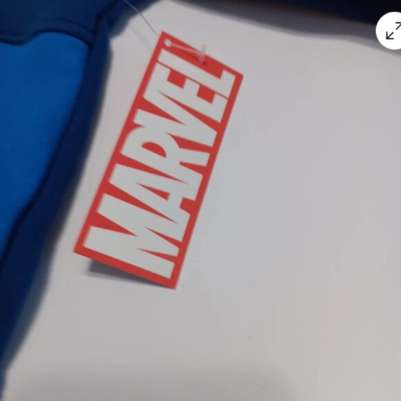 Spiderman Sweatsuit 2 piece 2T 2 toned Blue Hoodie Set Official Marvel‎ NWT C10 - Picture 3 of 11